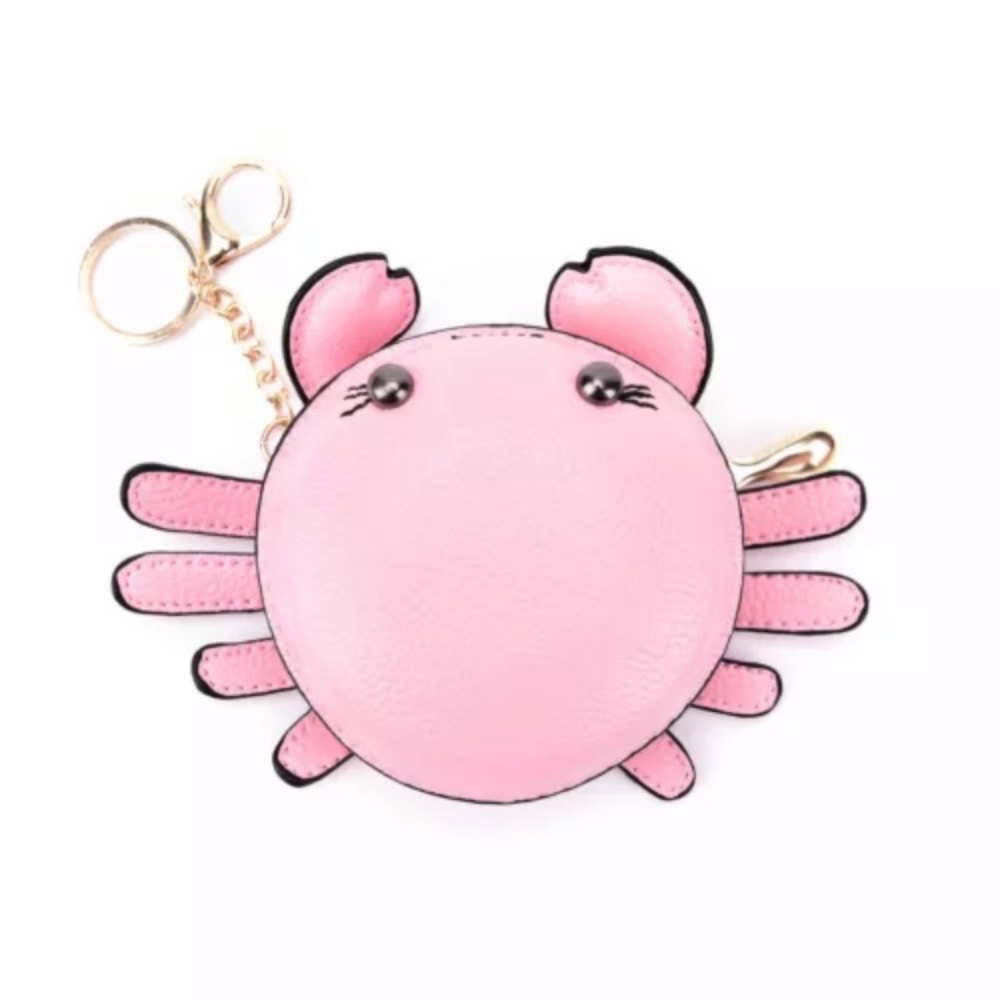 New Pink or Red Crab 🦀Coin Purse, adorable and cute. 🦀 - Picture 7 of 7